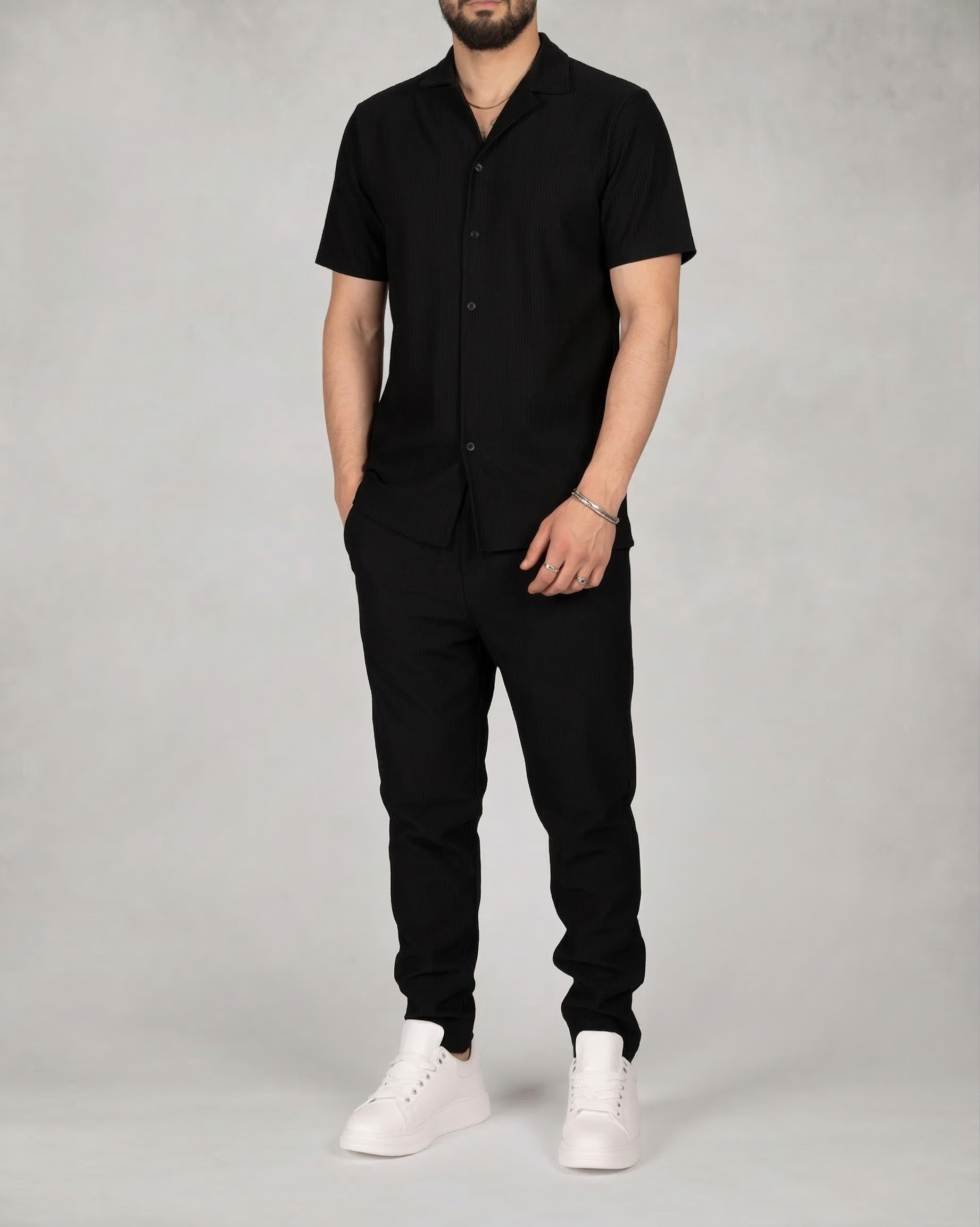 Ribbed Relaxed Co-Ord Set