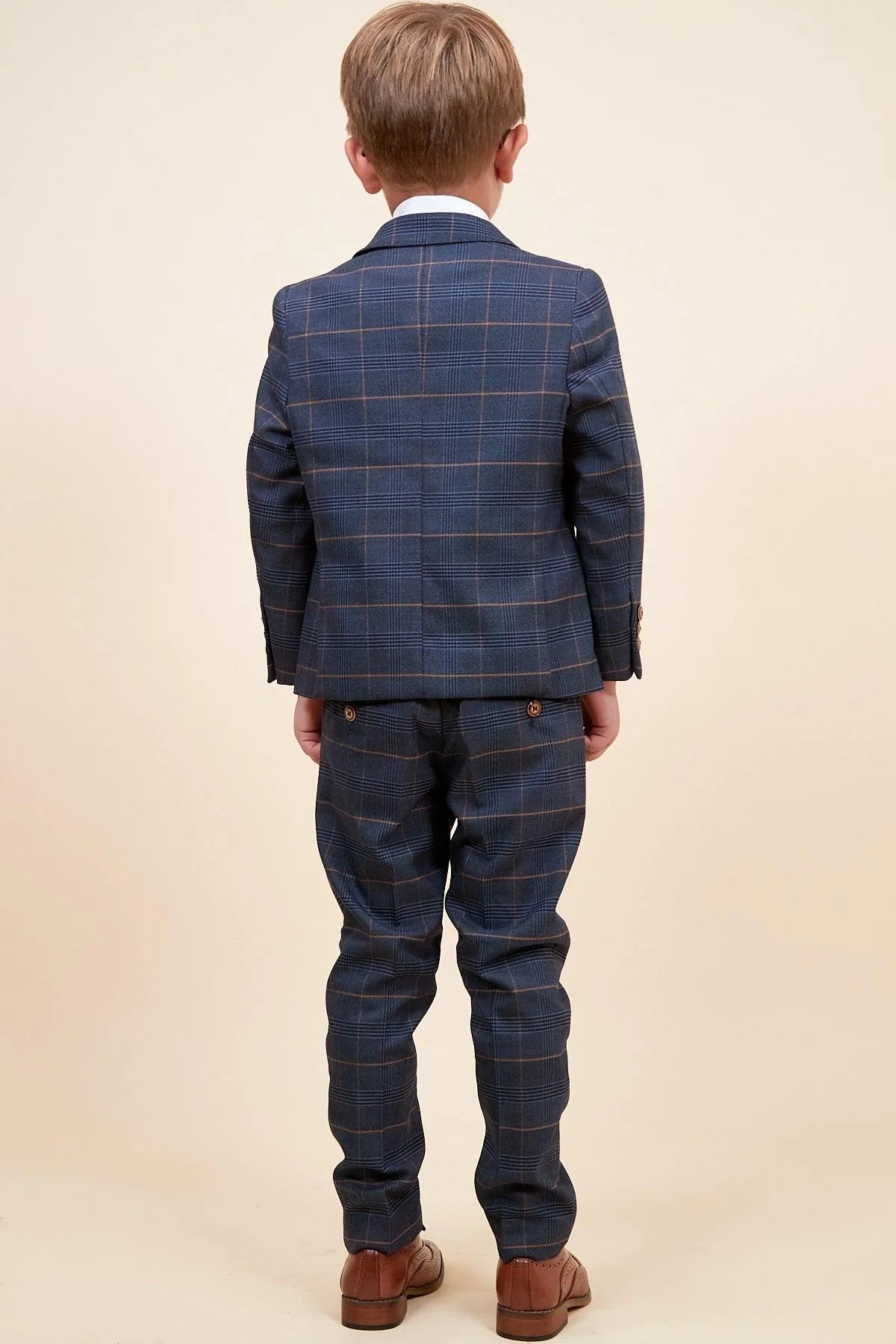 Jenson - Childrens Marine Navy Check Suit