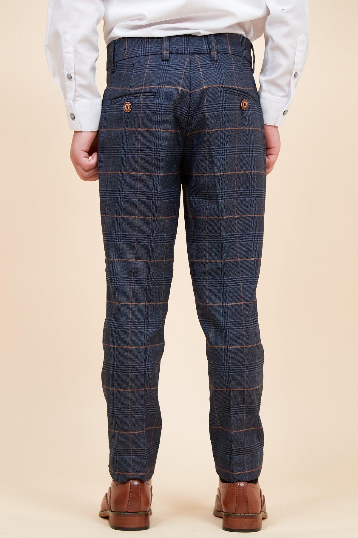 Jenson - Childrens Marine Navy Check Suit