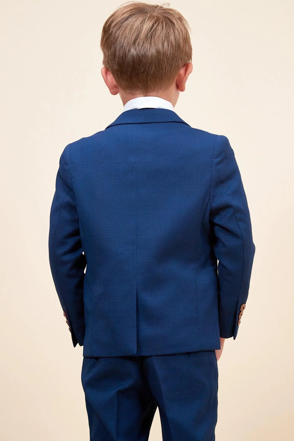Max - Childrens Royal Blue Three Piece Suit