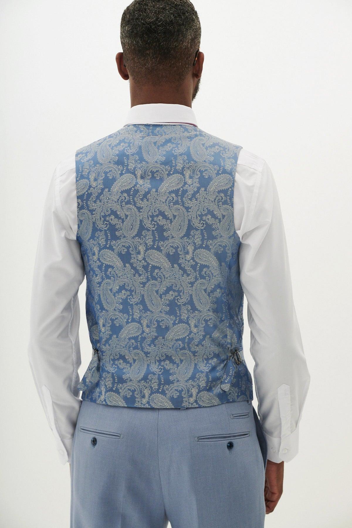 HM5 - Sky Blue Three Piece Suit