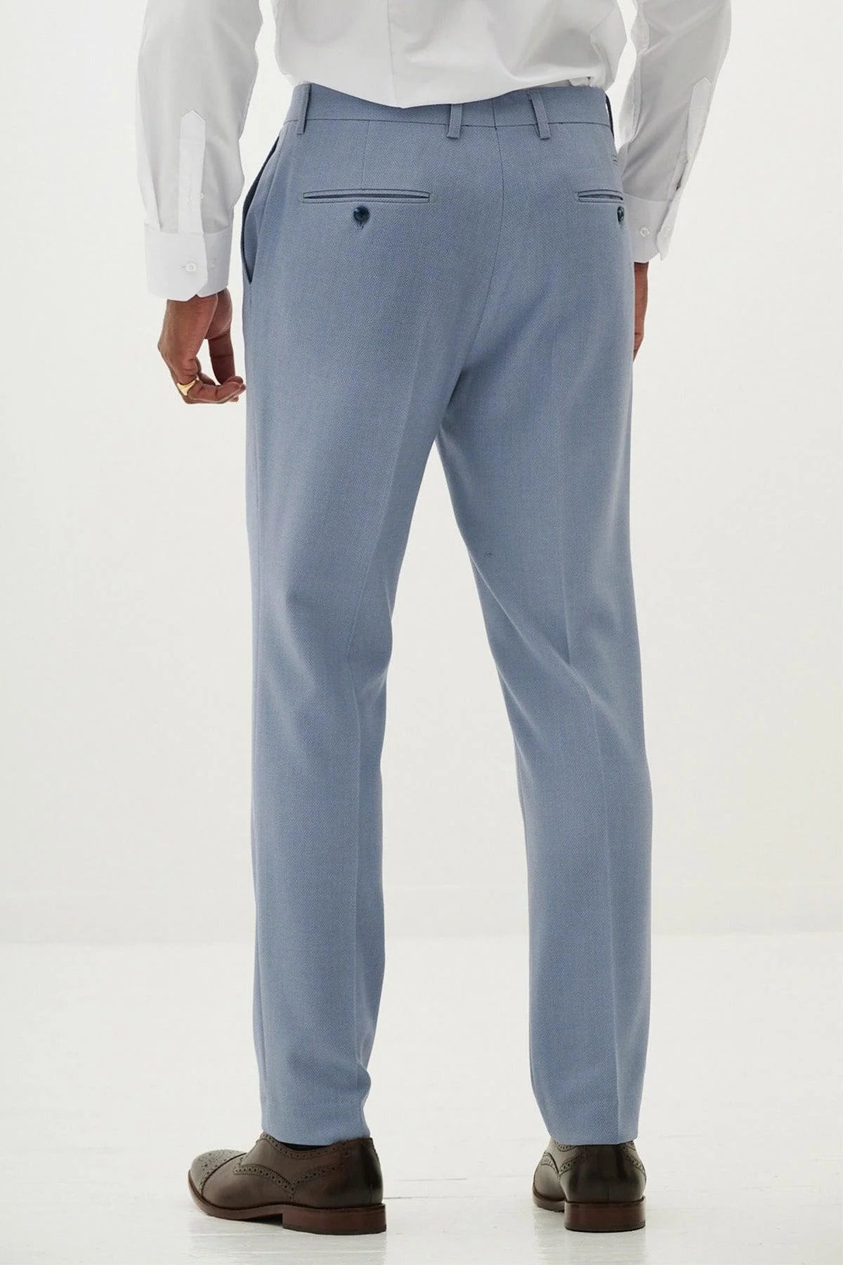 HM5 - Sky Blue Tailored Trousers