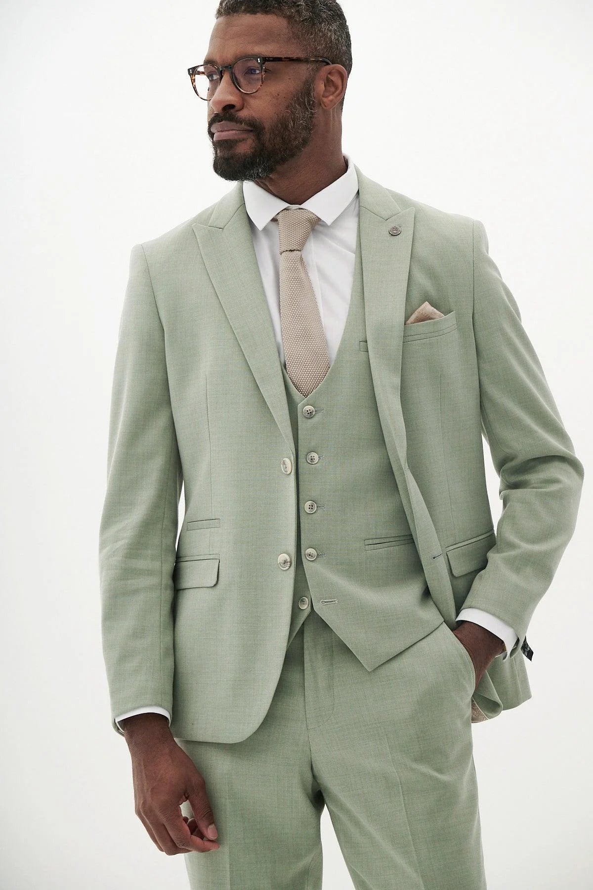 Finley - Moss Green Tailored Blazer