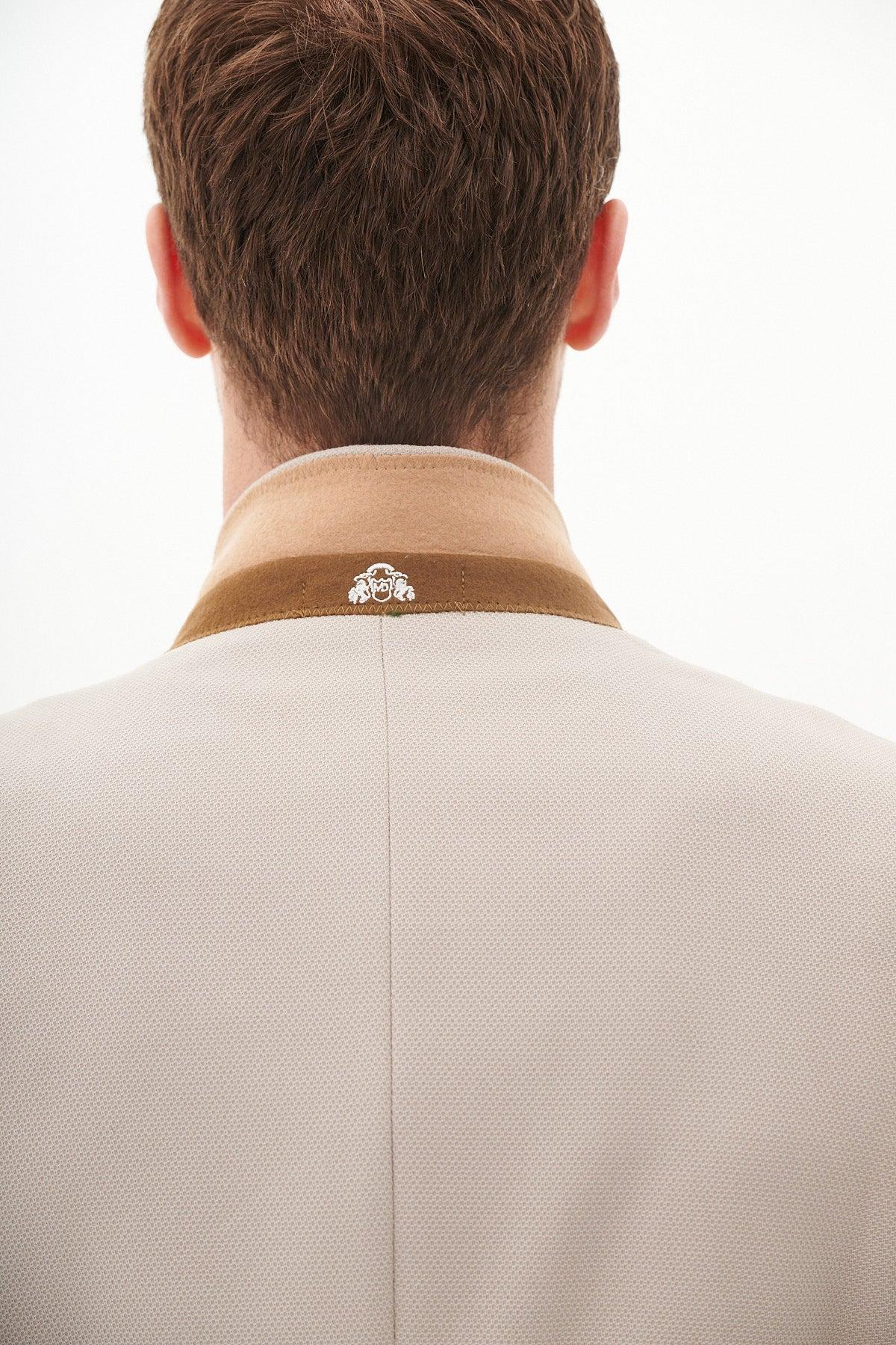 HM5 - Stone Tailored Three Piece Suit