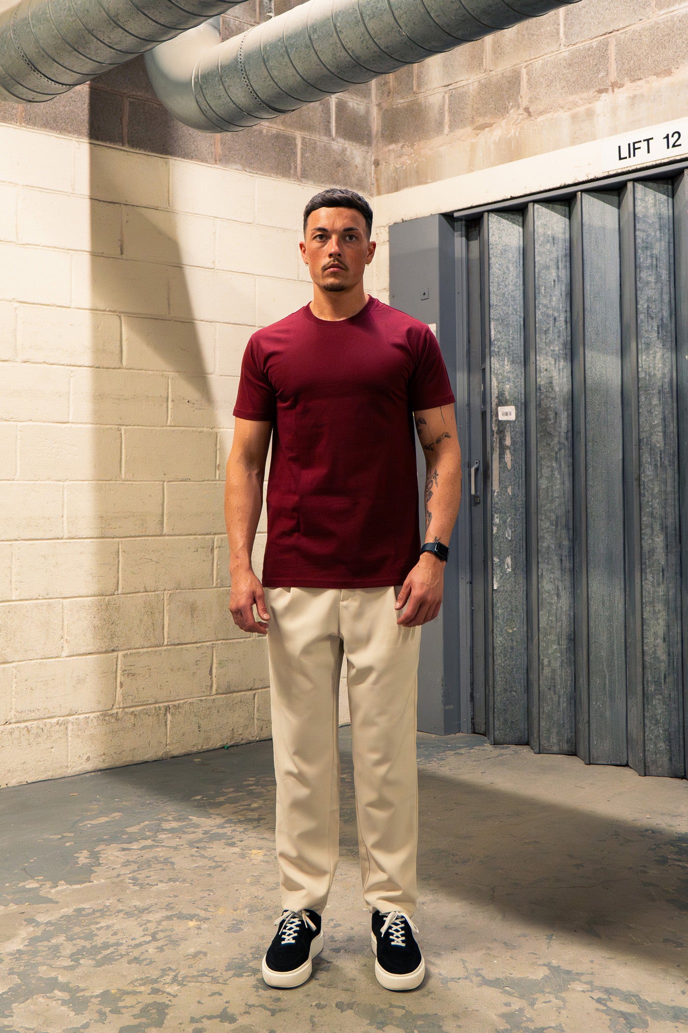 Premium Blank Tee - Burgundy