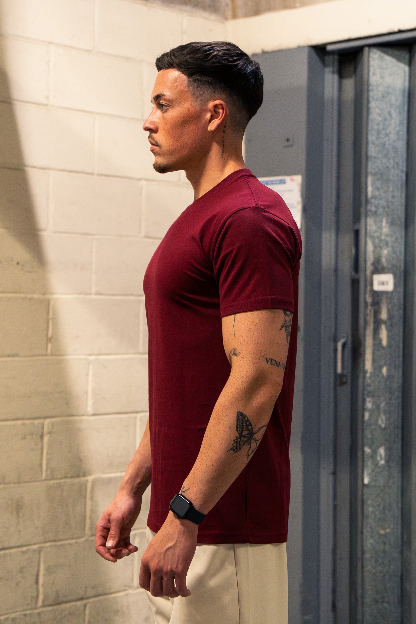 Premium Blank Tee - Burgundy