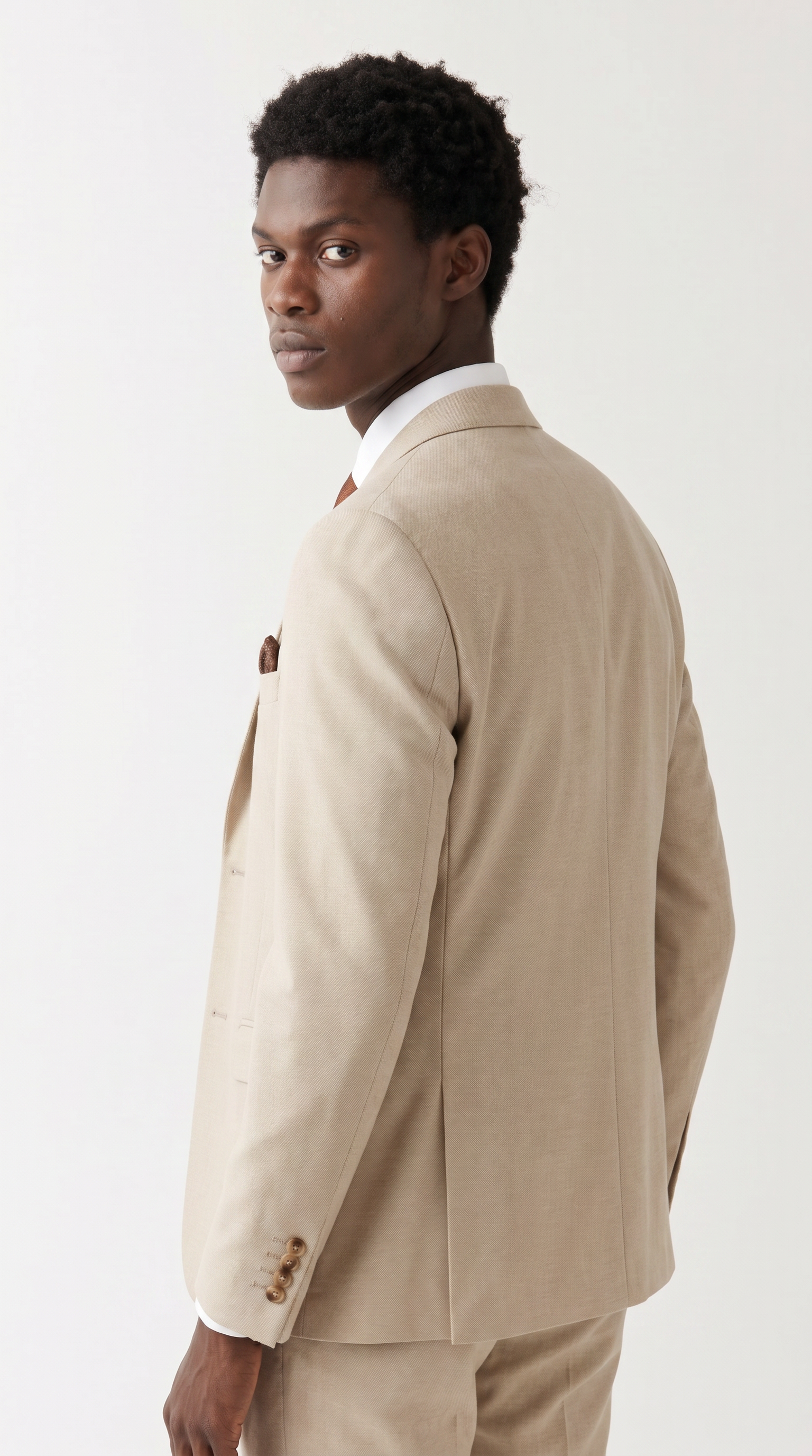 Belmont Beige Two-Piece Suit