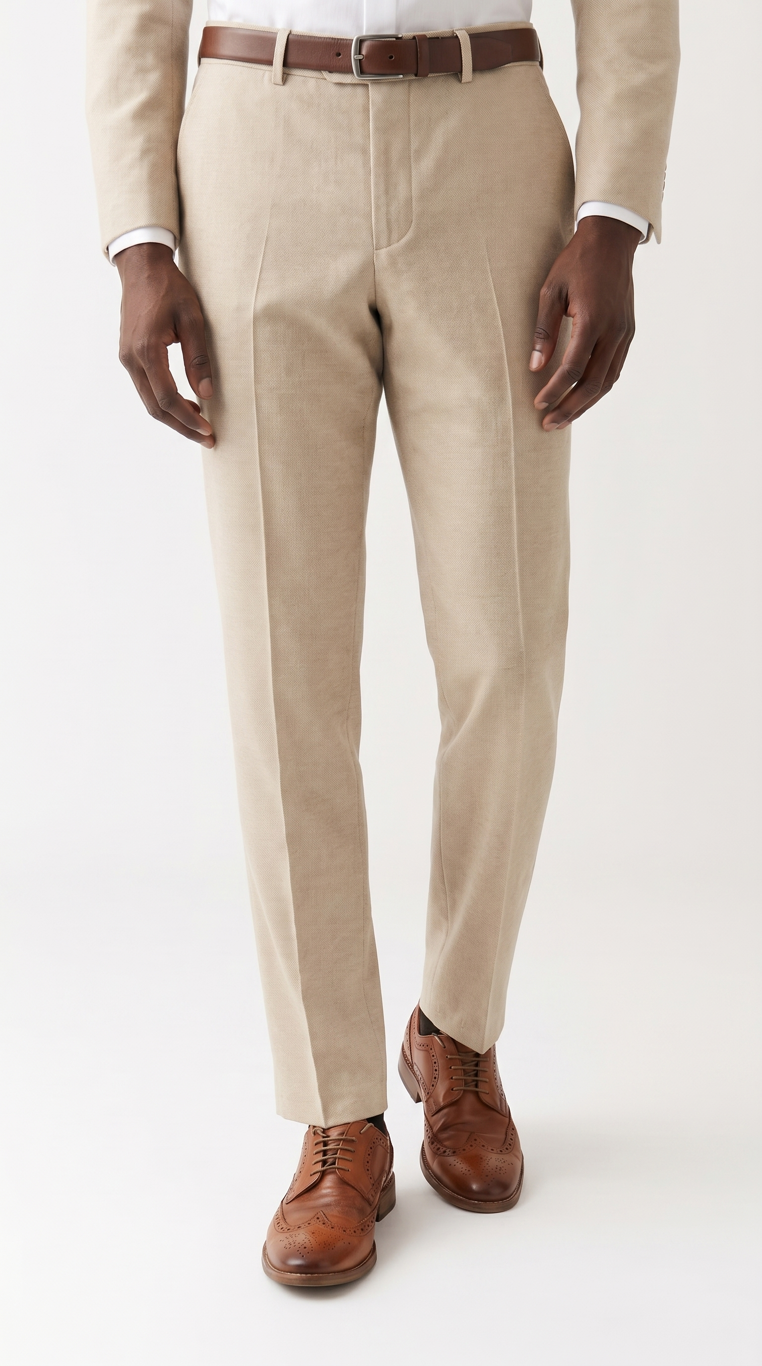Belmont Beige Two-Piece Suit