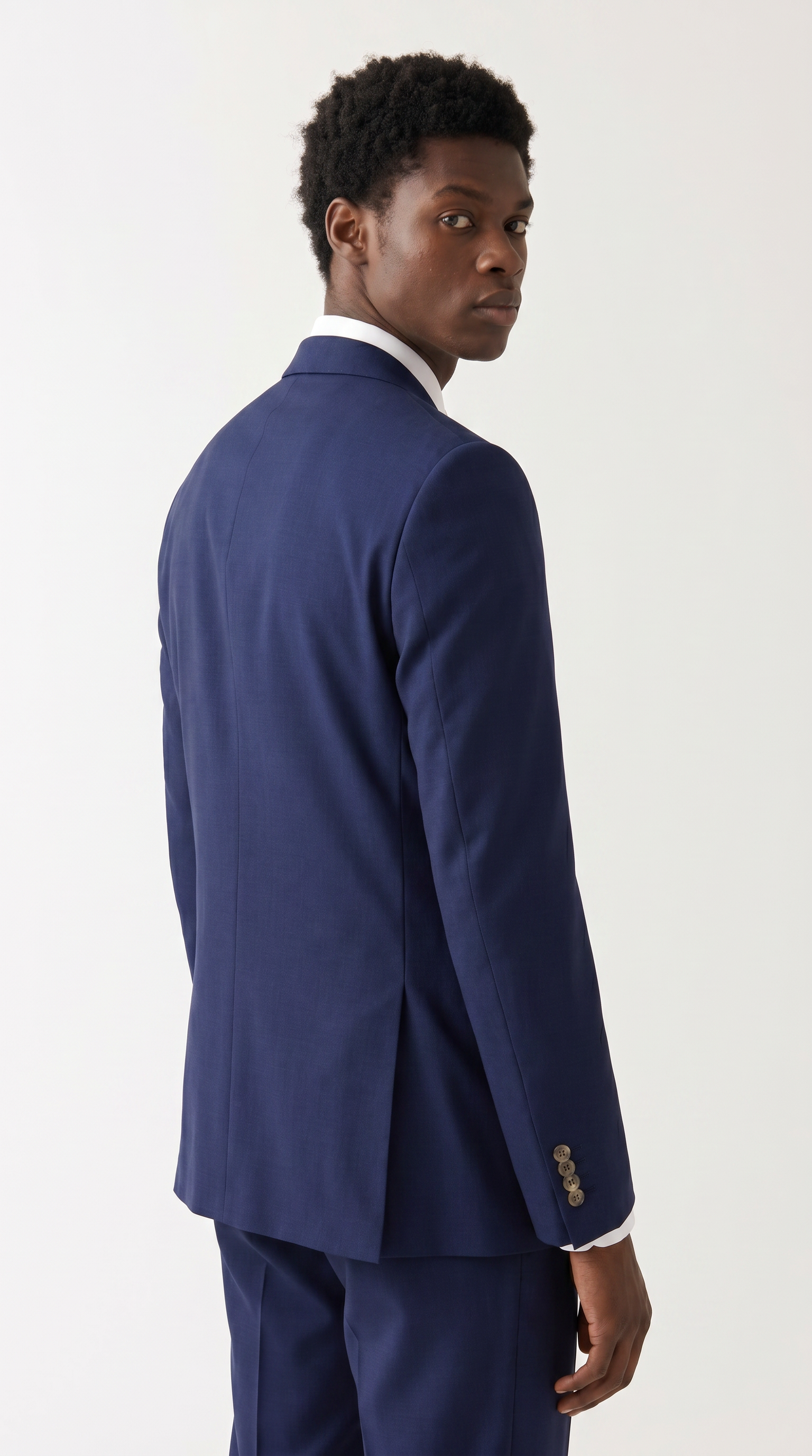 Belmont Navy Tweed Two-Piece Suit