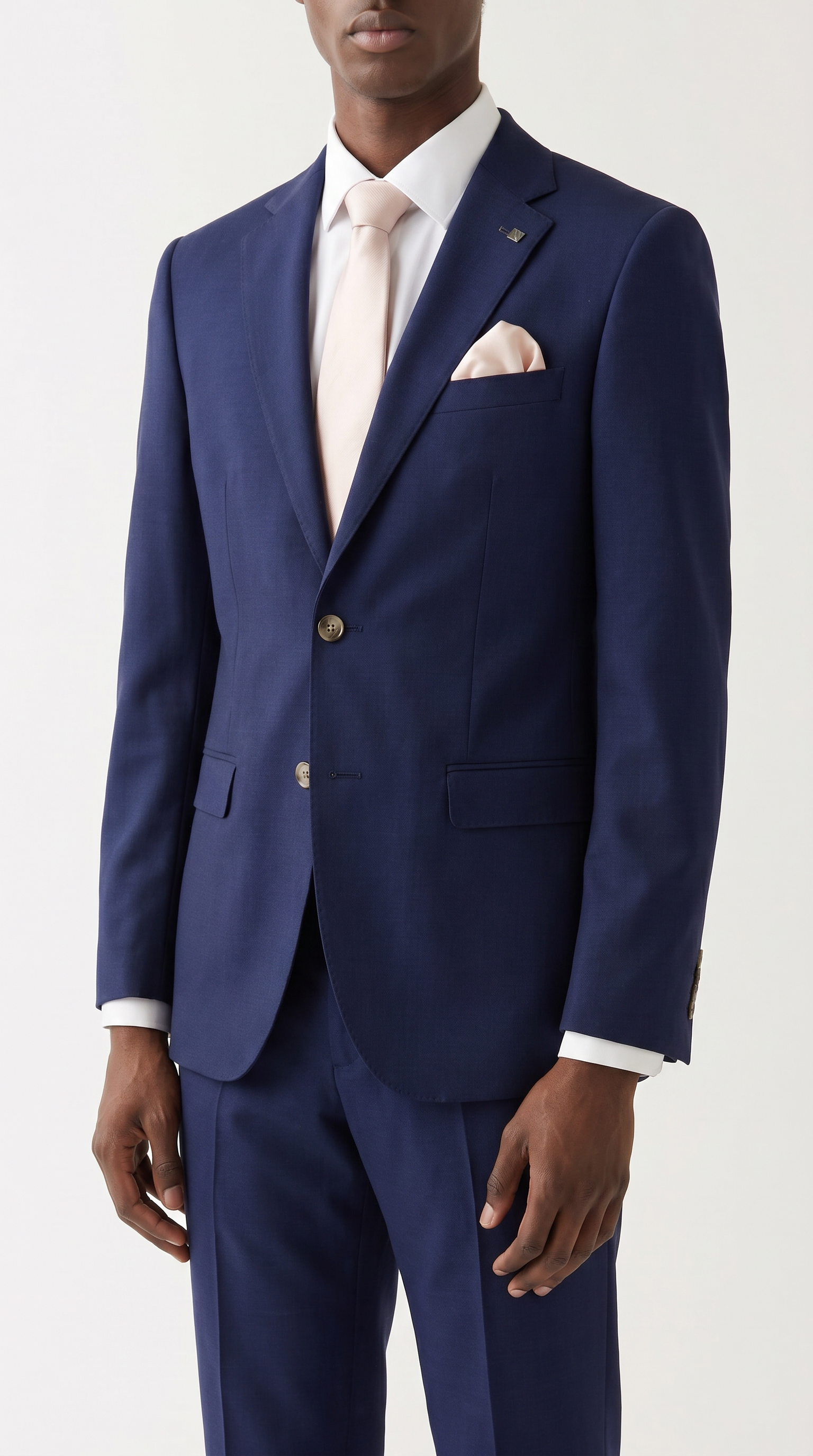 Belmont Navy Tweed Two-Piece Suit