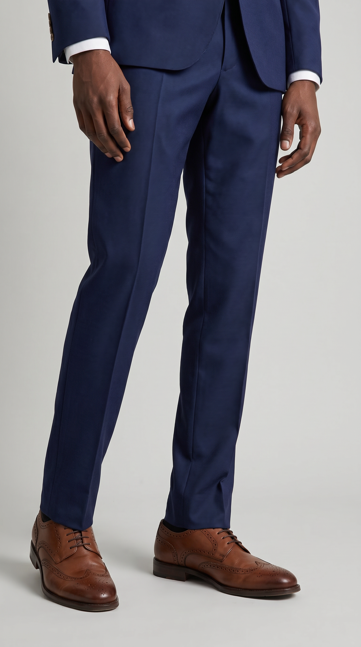 Belmont Navy Tweed Two-Piece Suit