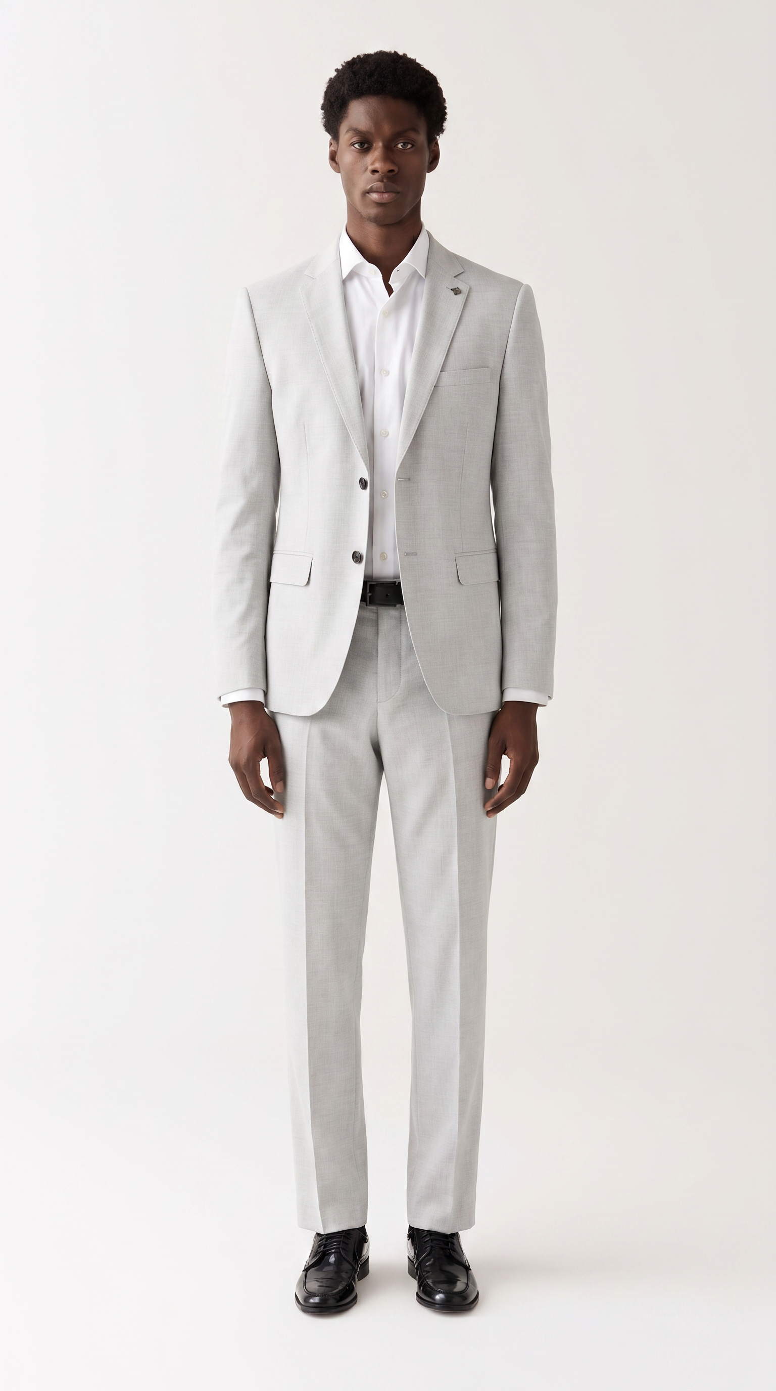 Belmont - Silver Two-piece suit