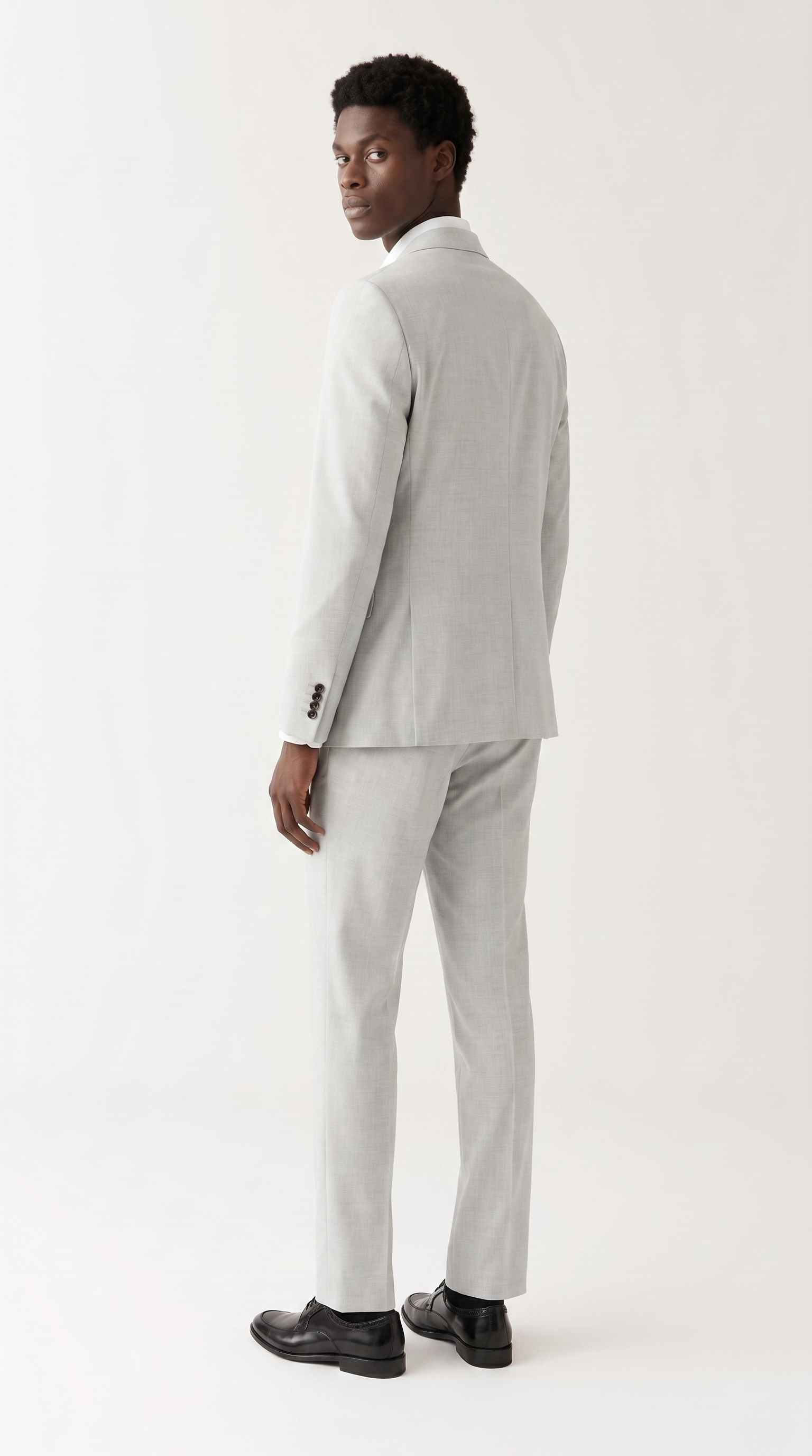 Belmont - Silver Two Piece Suit