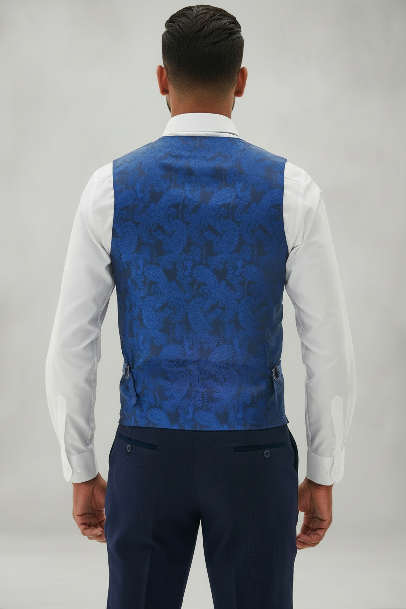 Arthur - Men's Navy Waistcoat