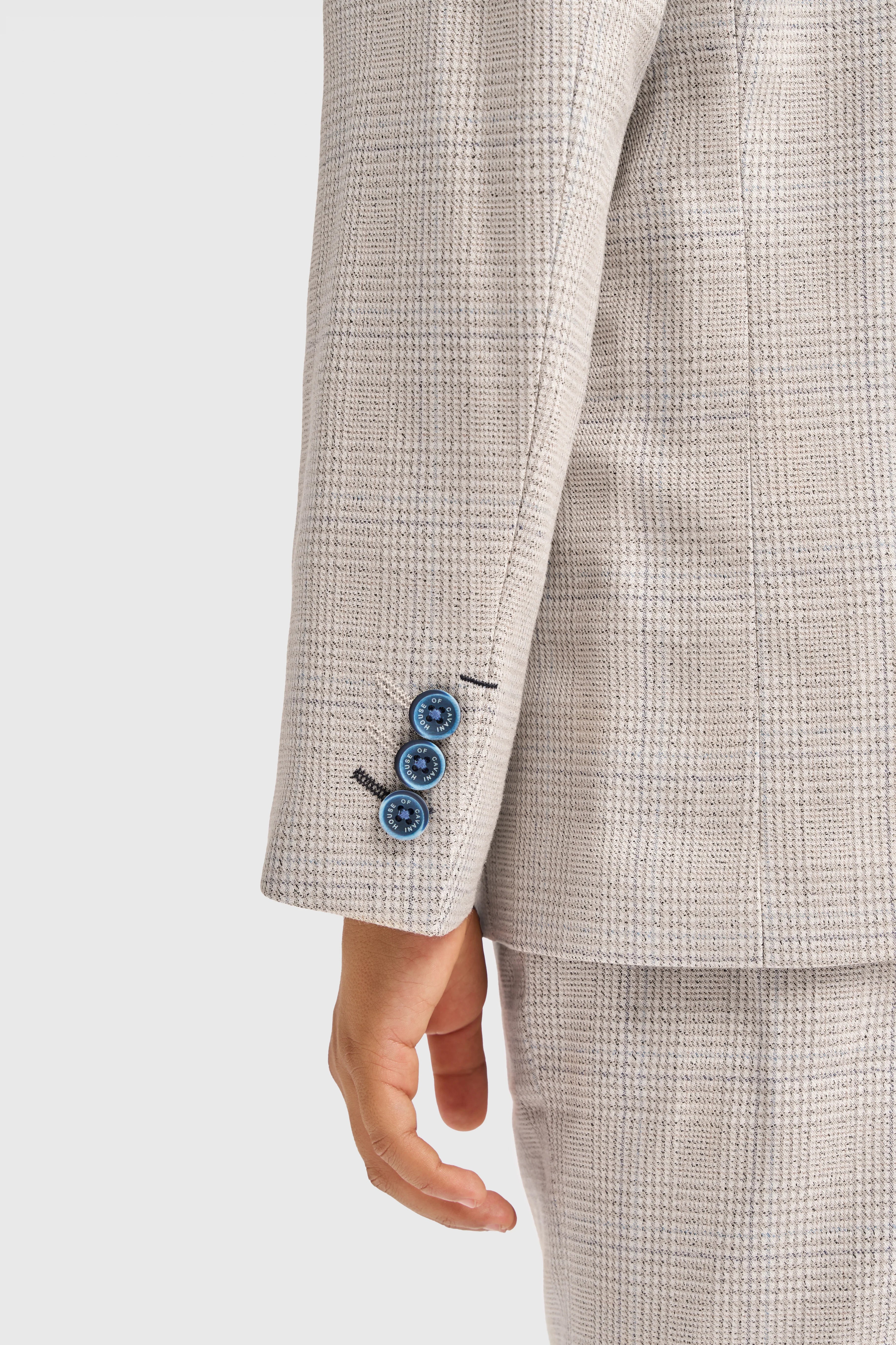 Boys Caridi Beige Three Piece Suit