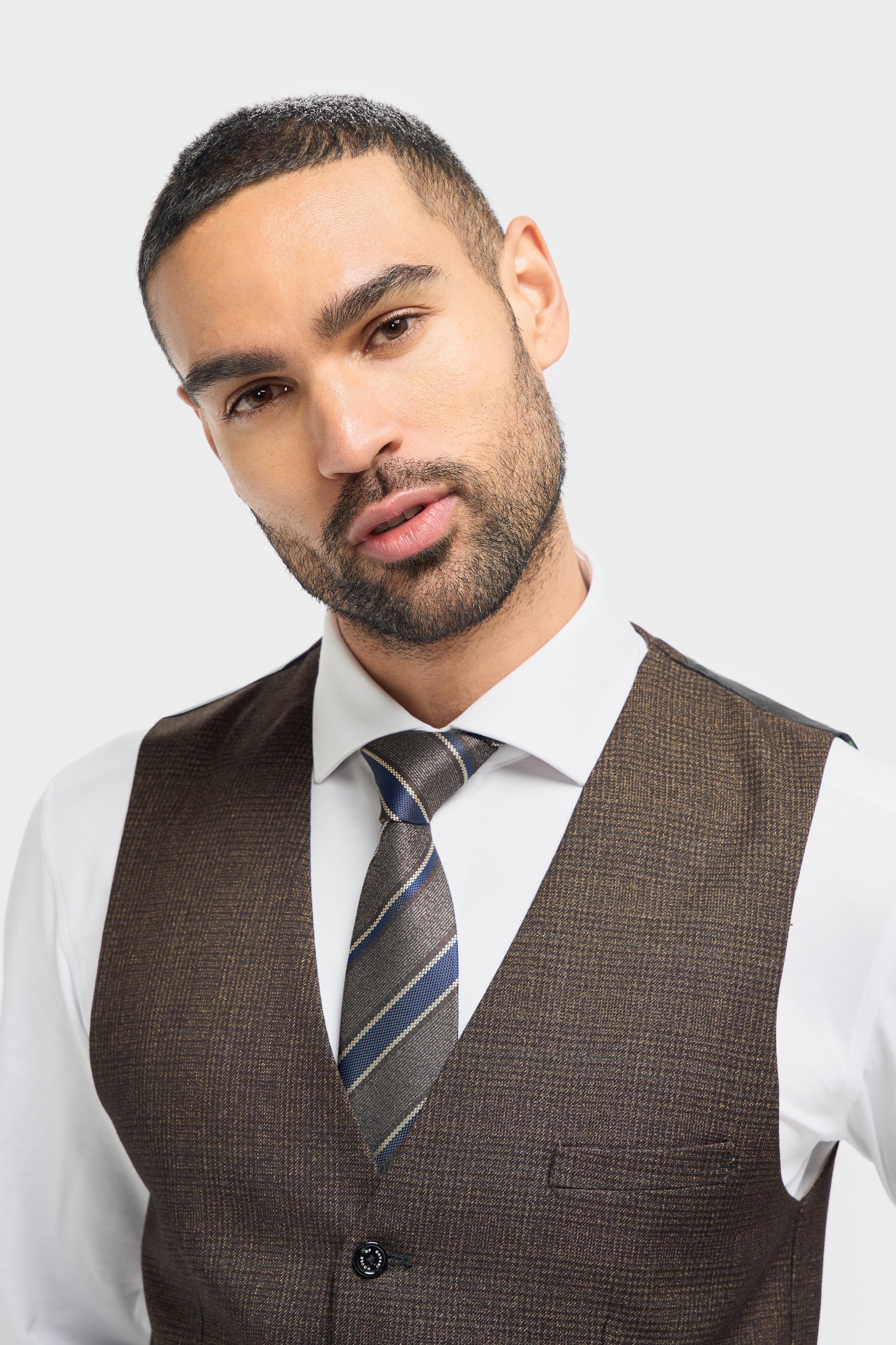 Caridi Brown Waistcoat