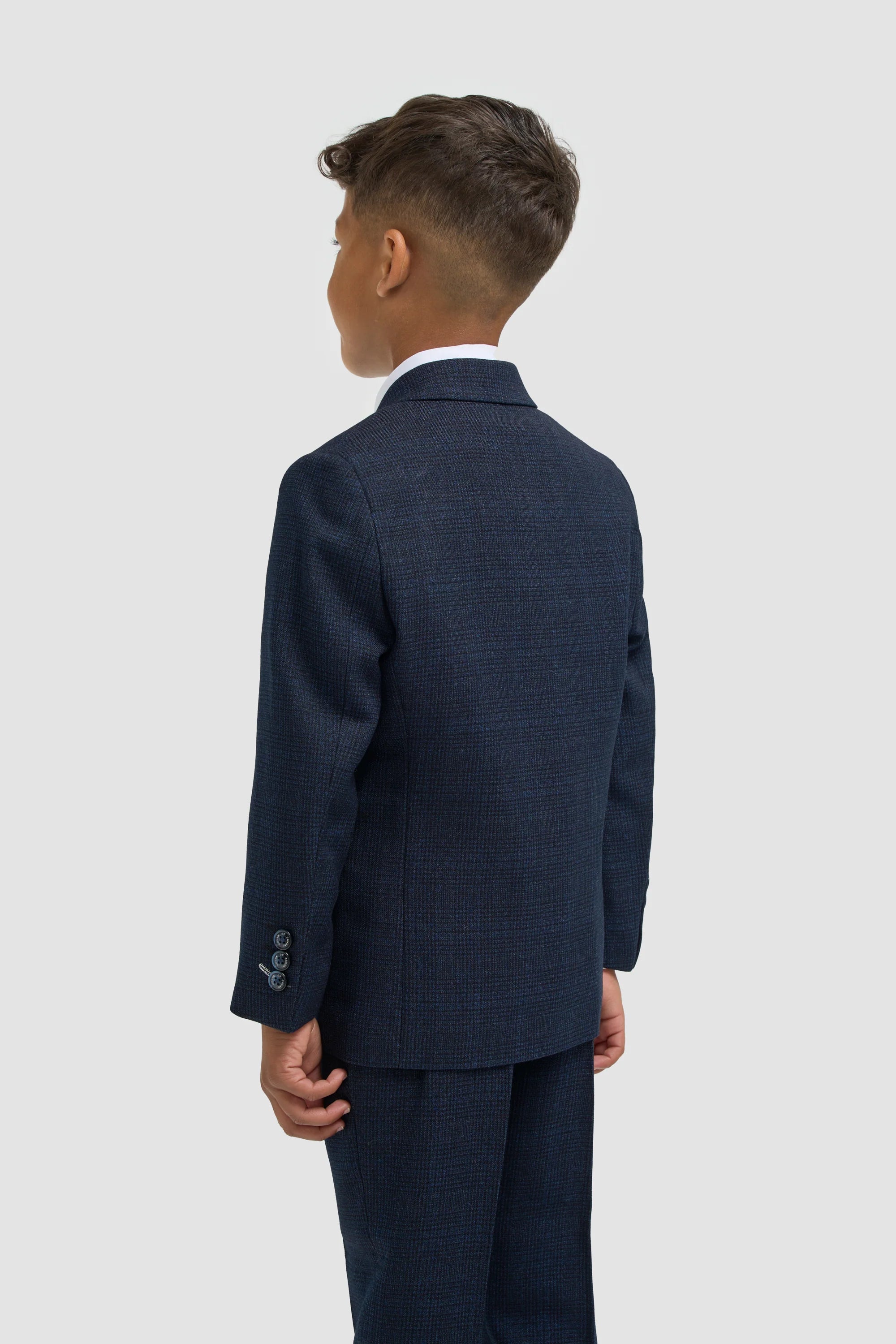 Boys Caridi Navy Three Piece Suit