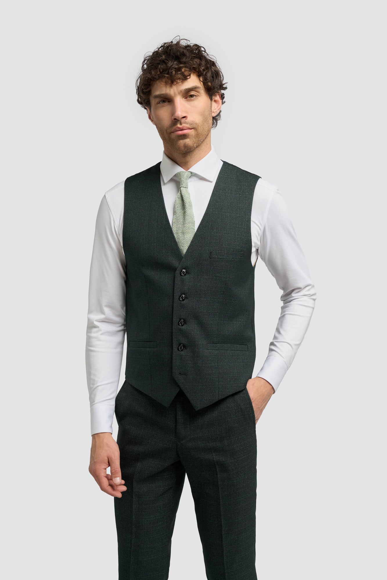 Caridi - Olive Waistcoat