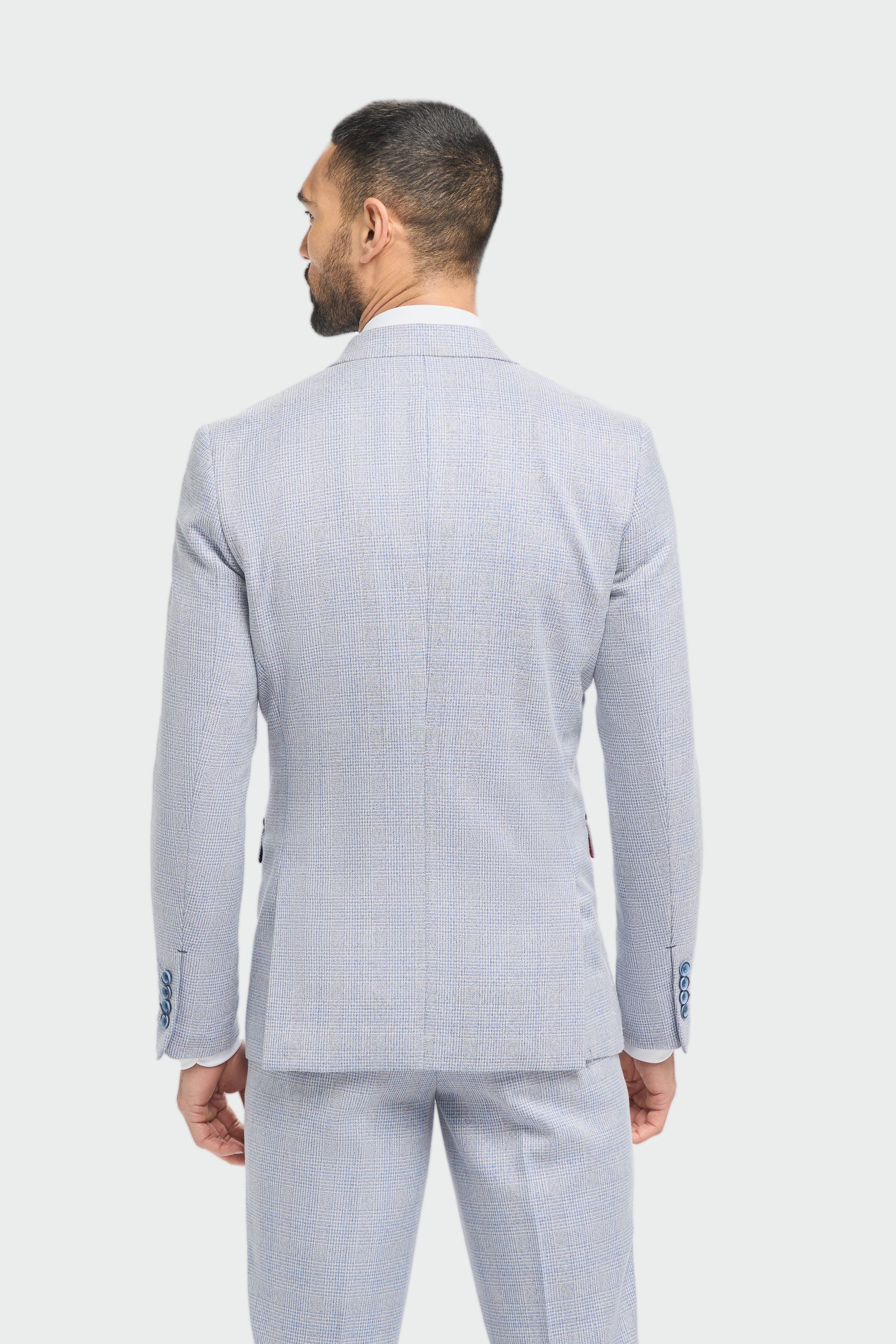 Caridi - Caridi Sky Blue Blazer