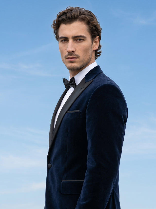 Rosa - Navy Slim Fit Blazer