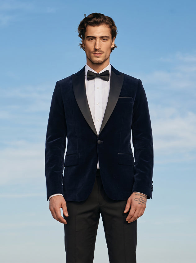 Rosa - Navy Slim Fit Blazer