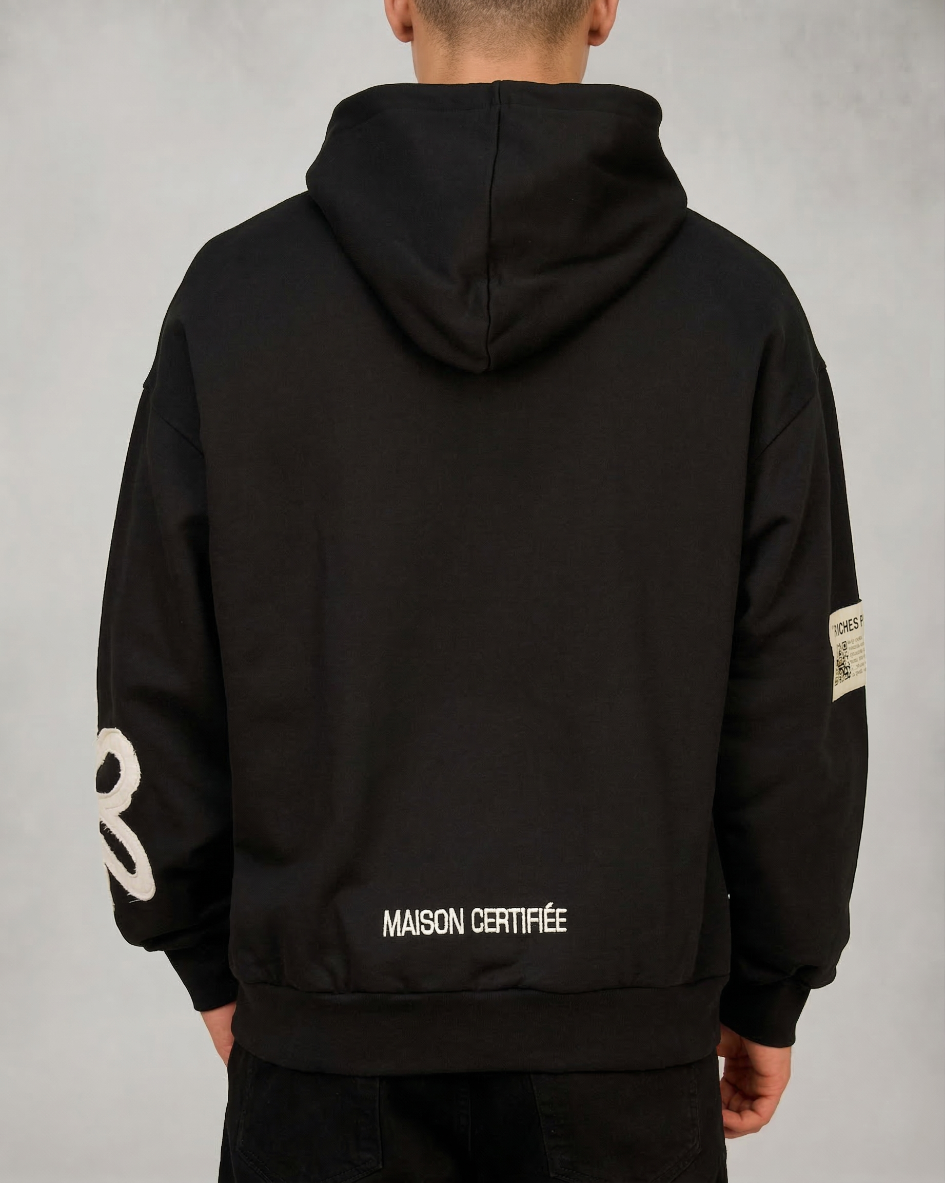 007 Patchwork Graphic Hoodie