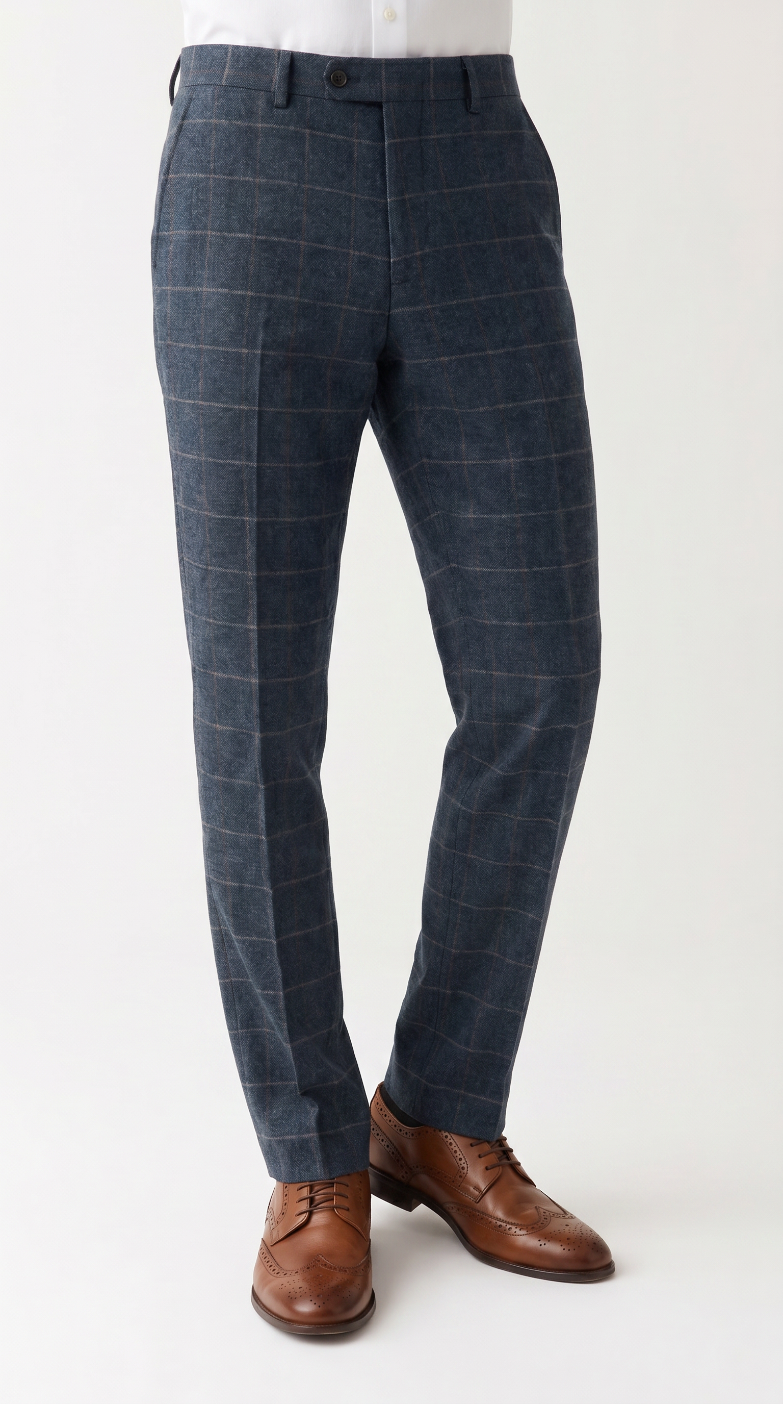 Harris Navy Tweed Two-Piece Suit