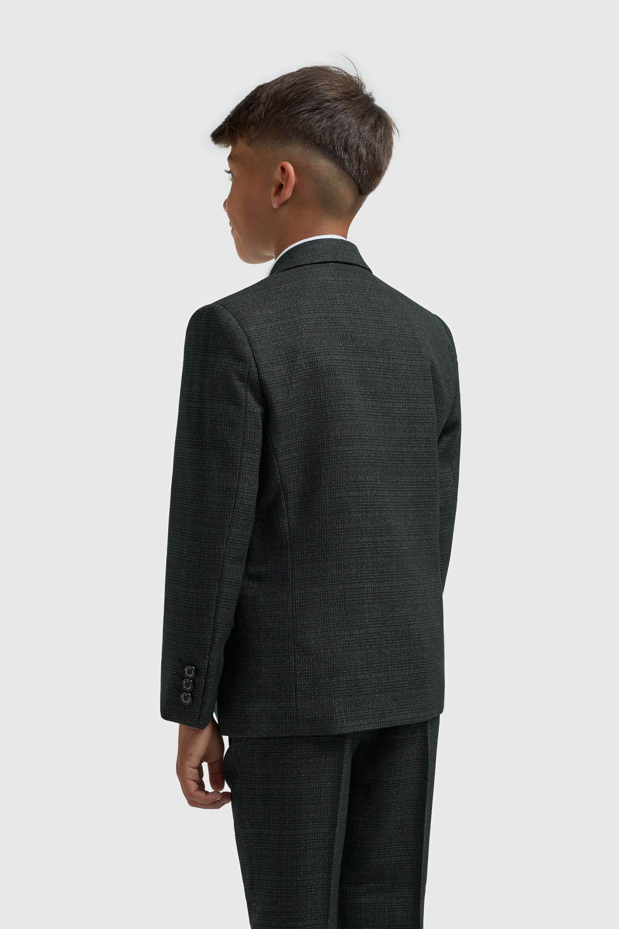 Boys Caridi Olive Three Piece Suit