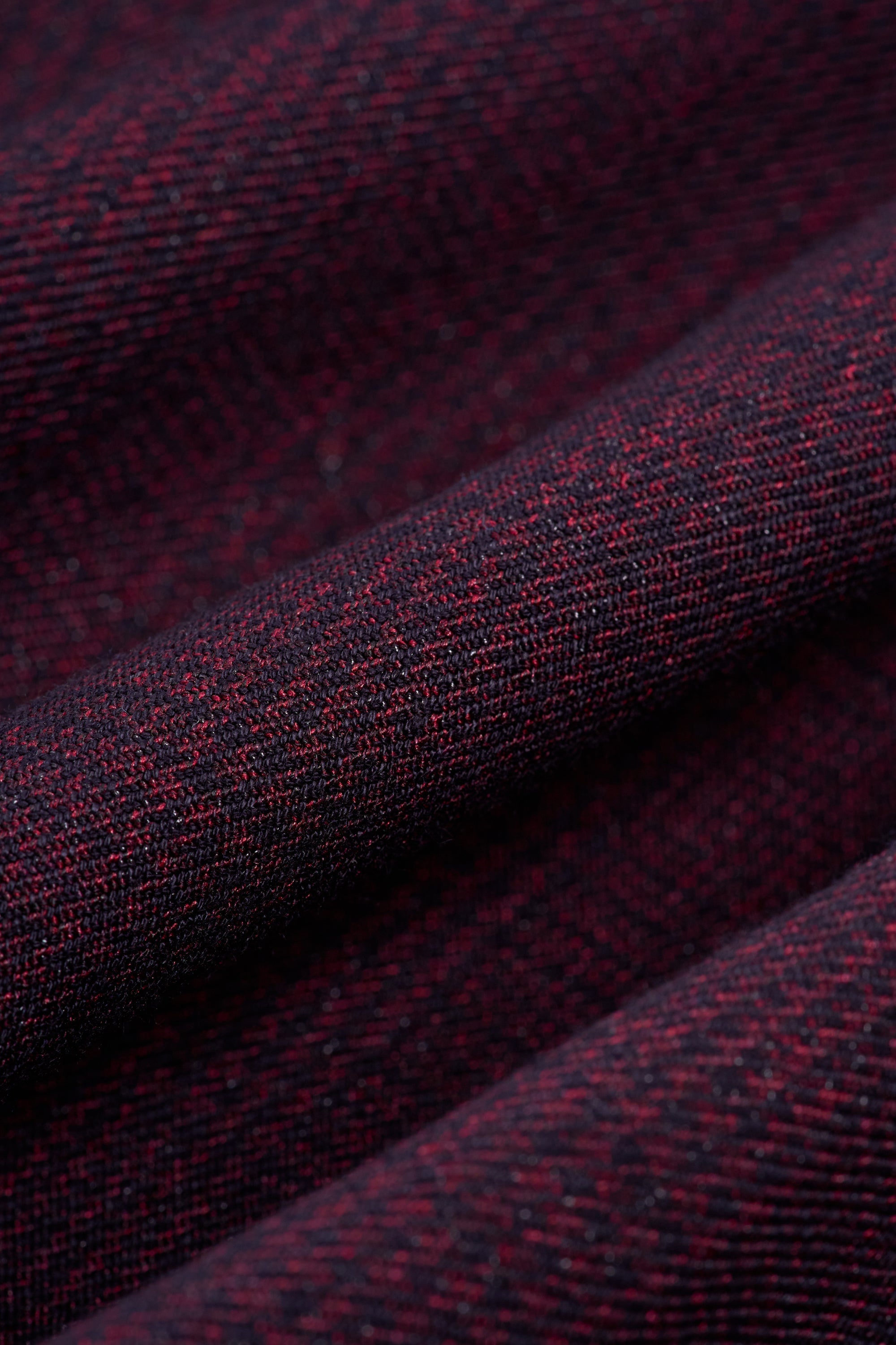 Caridi - Wine Regular Check Three Piece Suit