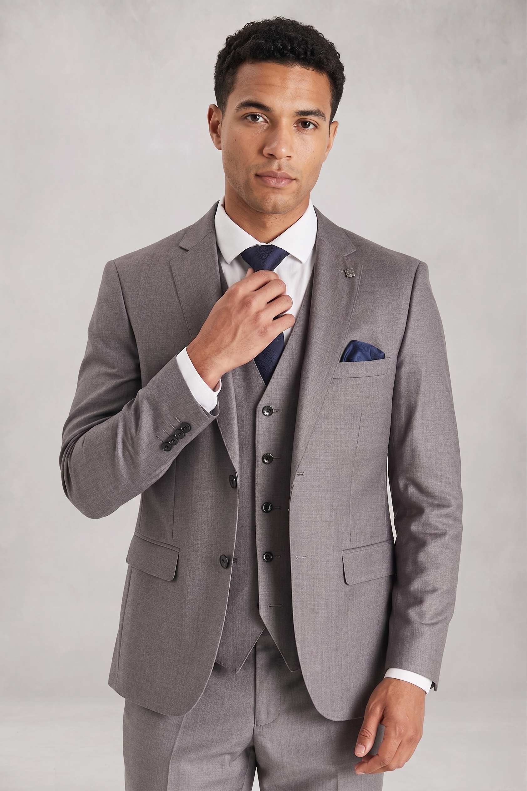 Edward - Grey Three Piece Suit