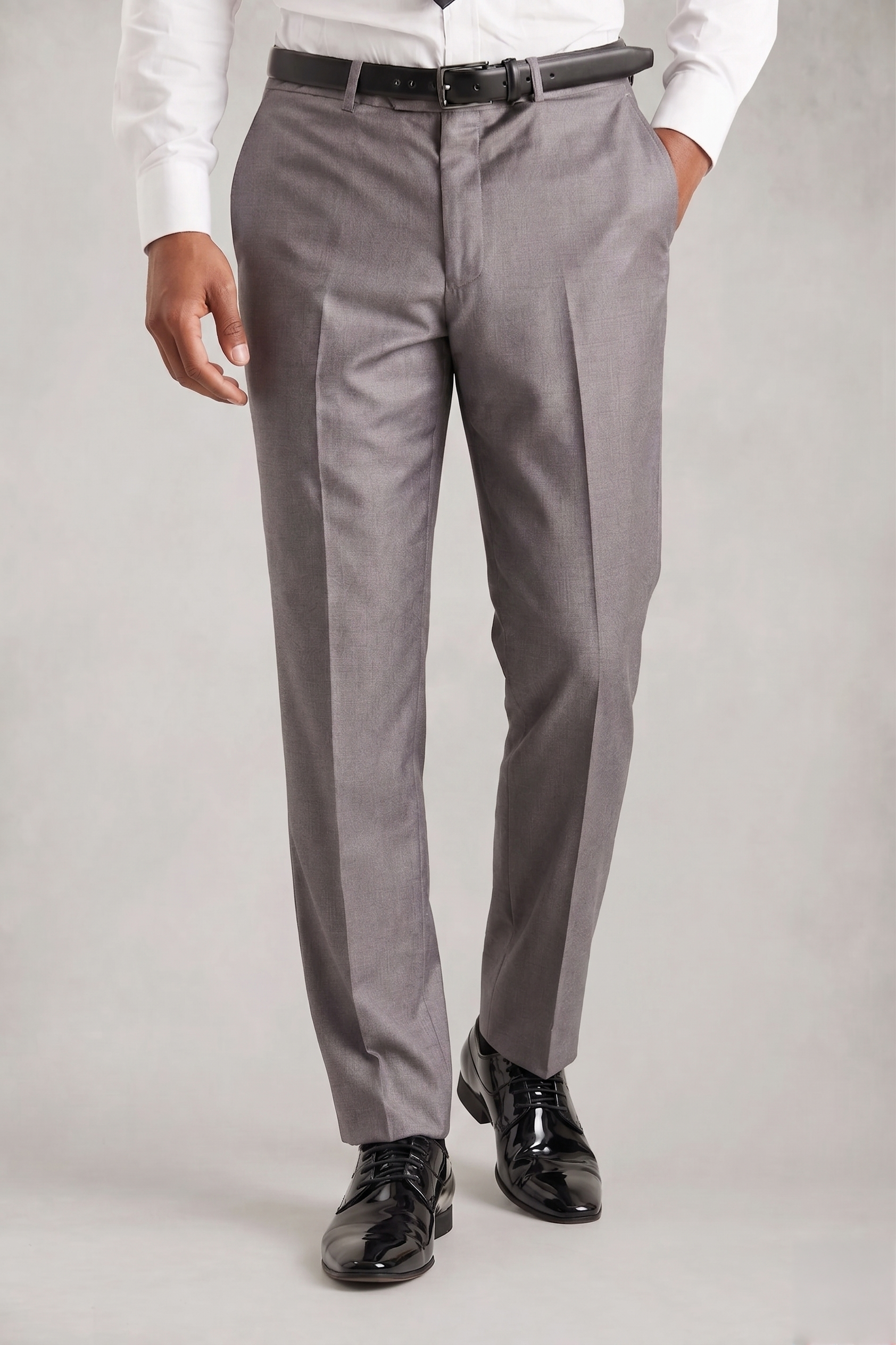 Edward - Men's Grey Trousers