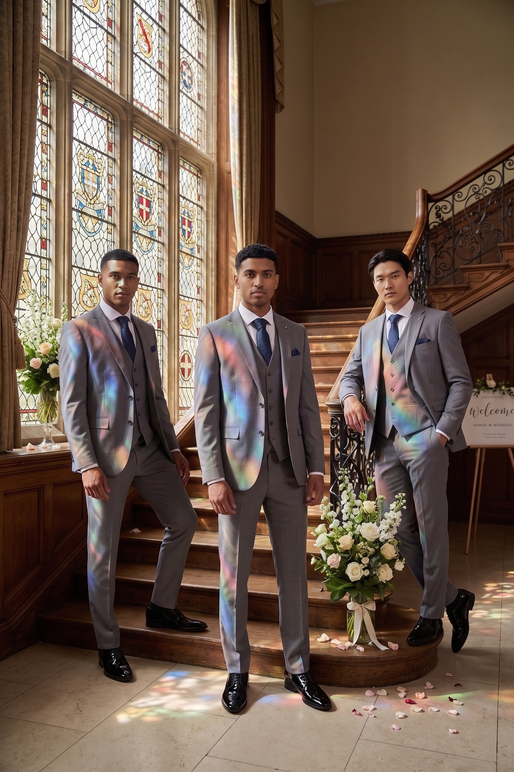 Edward - Grey Three Piece Suit