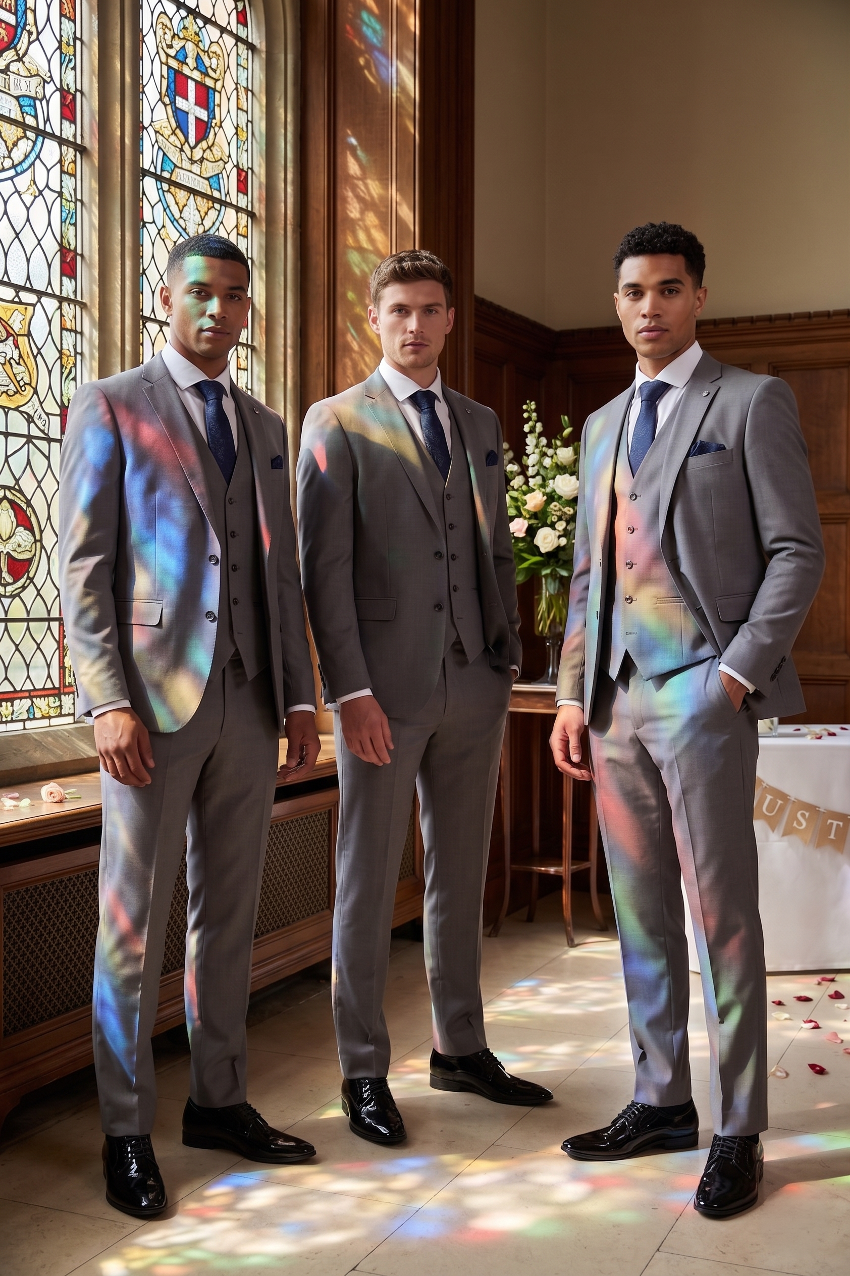 Edward - Grey Three Piece Suit