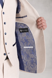 REGENT CREAM CHECK THREE PIECE SUIT