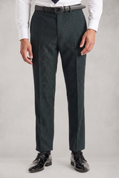 REGENT OLIVE CHECK THREE PIECE SUIT
