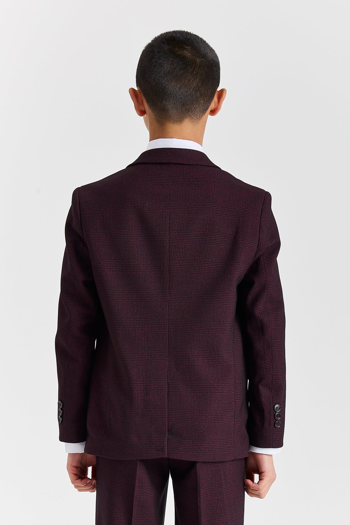 DEVICE - BOY'S REGENT WINE THREE PIECE SUIT