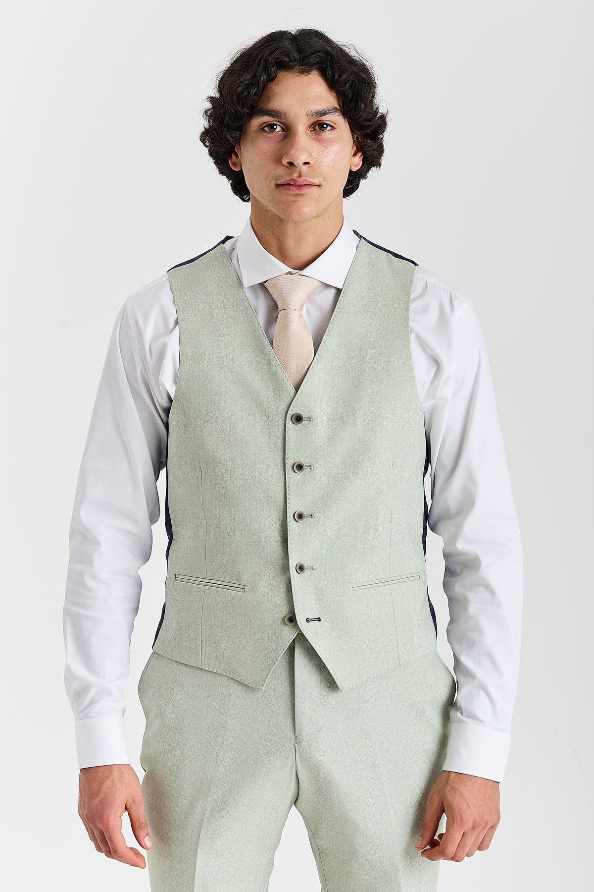 Belmont - Sage Mens Three Piece Suit