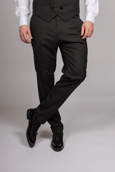 BLACK VELVET SHAWL LAPEL TUXEDO