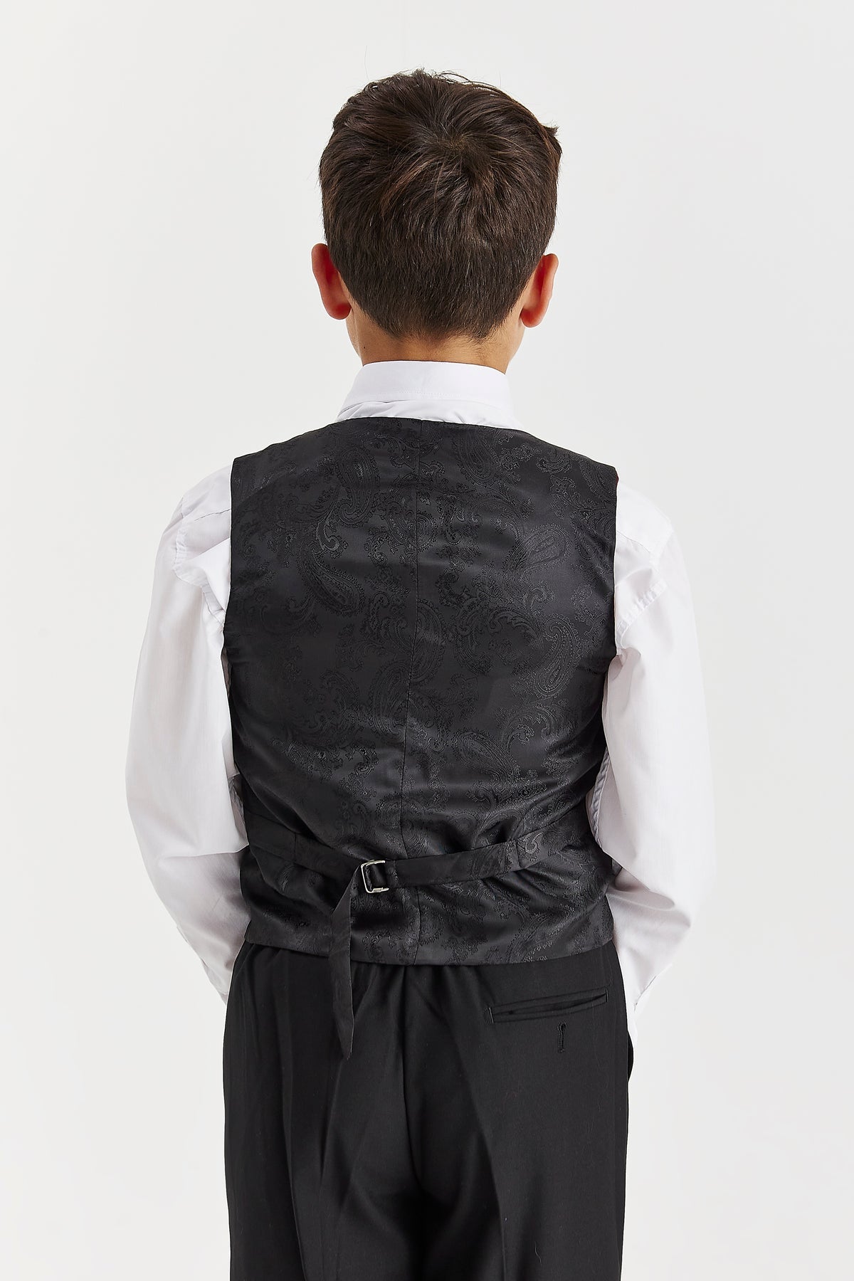 DEVICE - BOY'S HARRY BLACK THREE PIECE SUIT