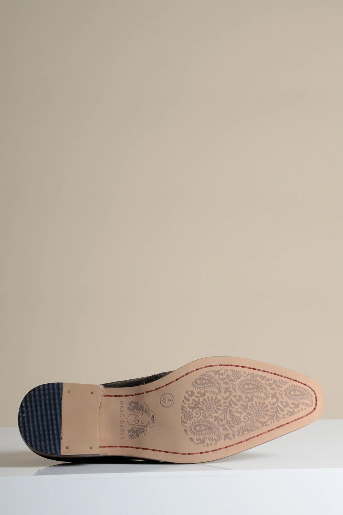 Marco - Black Bordeaux Leather Wingtip Oxford Shoe