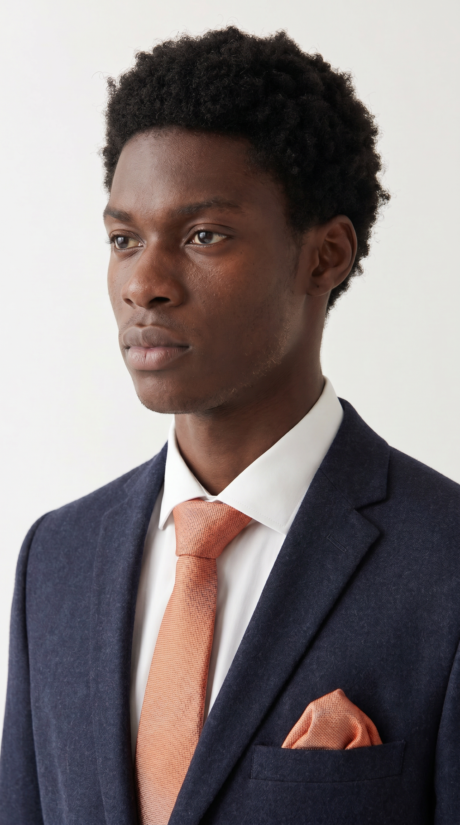 Oscar - Navy Tweed Two-Piece Suit