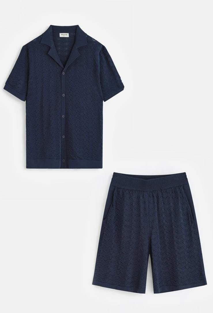 Esquire Short Set – Navy