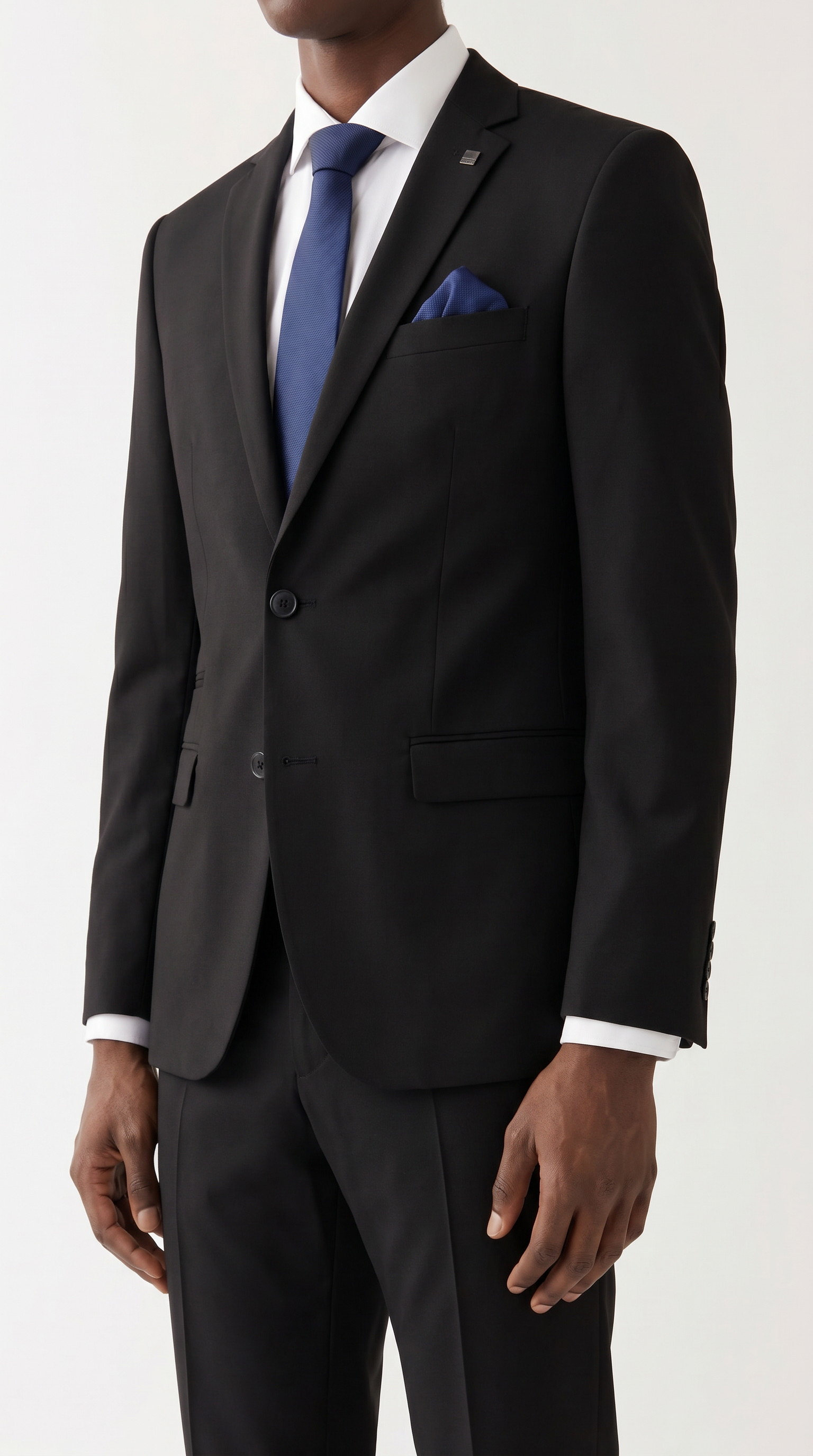 Parker - Black Two-Piece Prom Suit