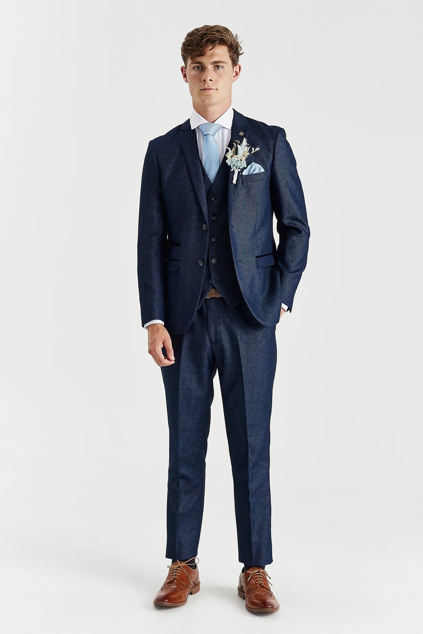 Arthur - Navy Three Piece Suit