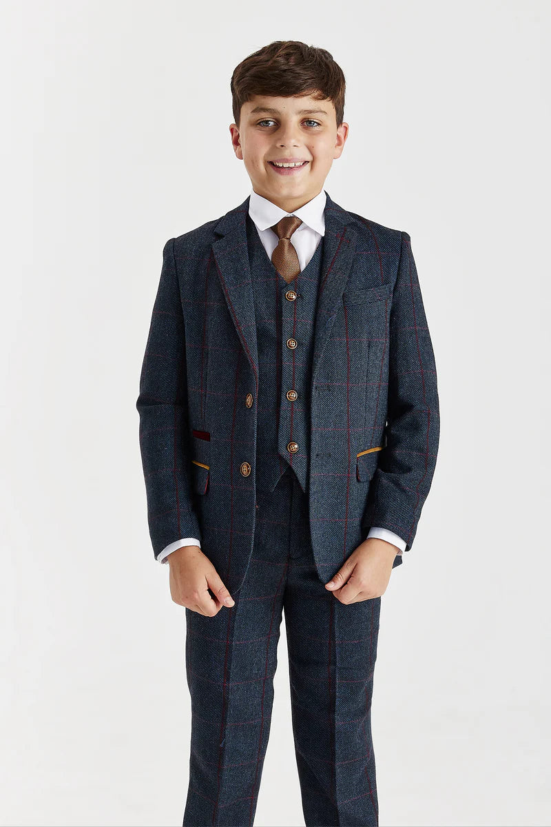 Device - Boy's Madrid Navy Three Piece Suit
