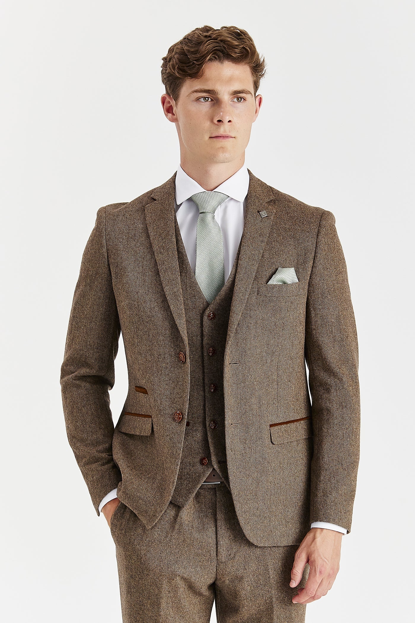 Oscar - Brown Tweed Blazer