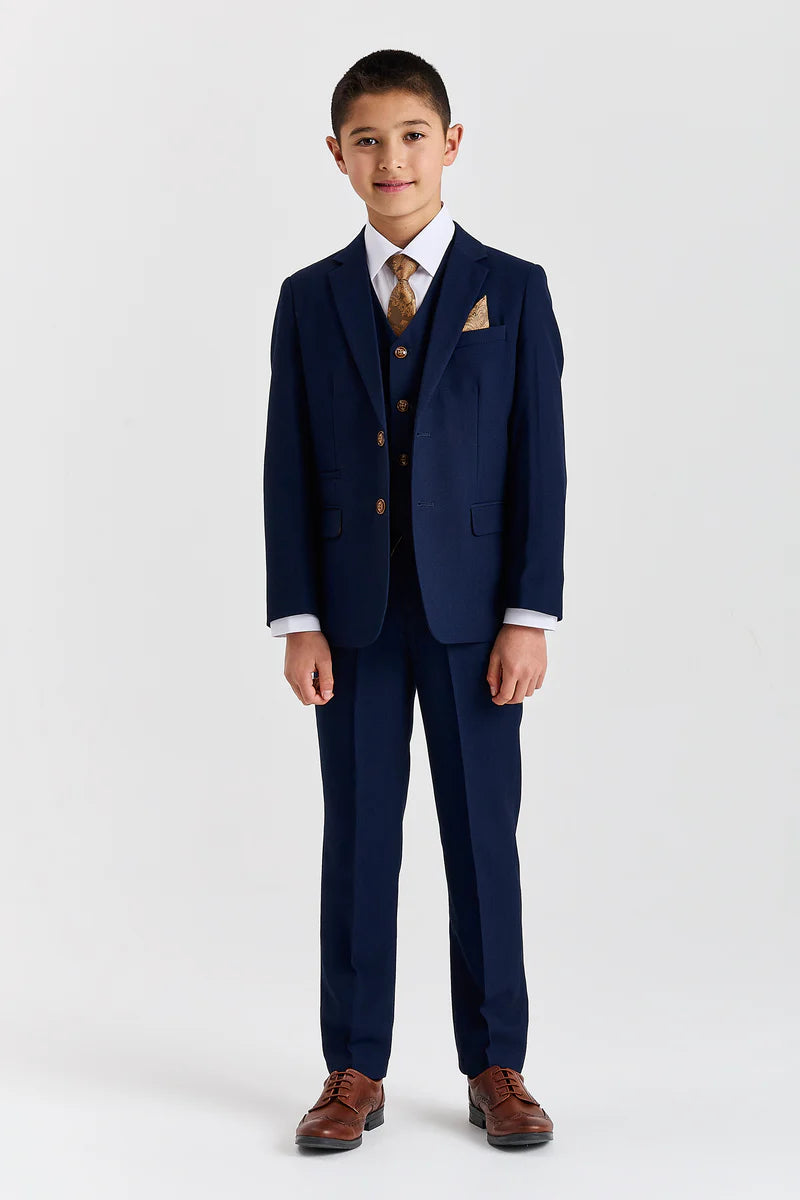 Device - Boy's Mayfair Navy Three Piece Suit Device