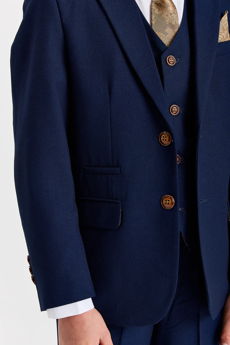 Device - Boy's Mayfair Navy Three Piece Suit Device