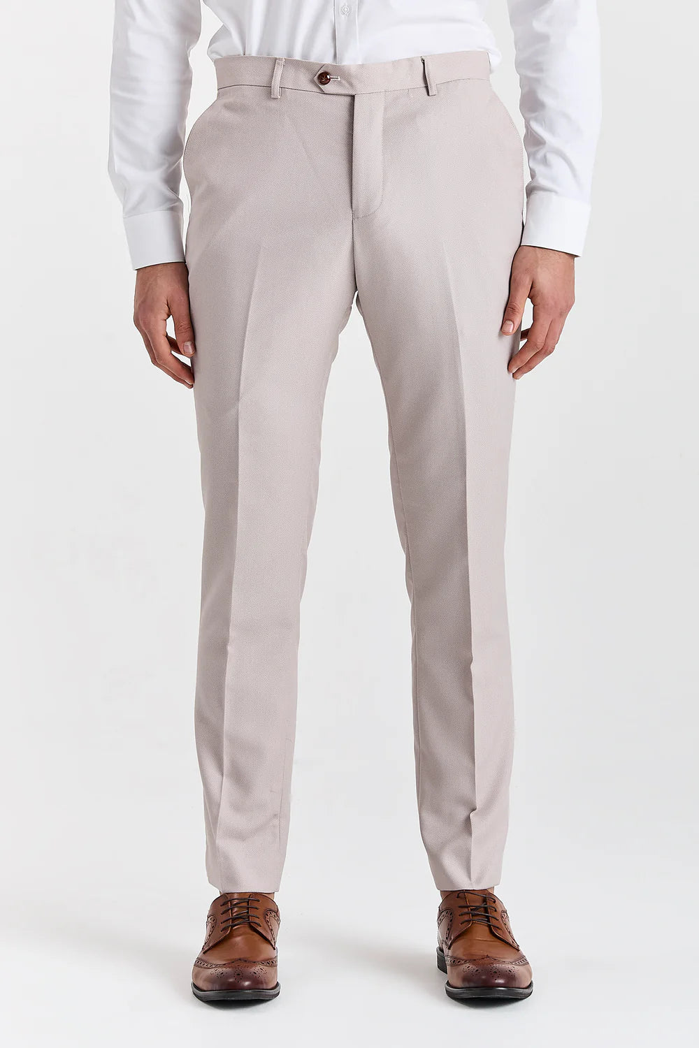 Mayfair - Stone Textured Three Piece Suit