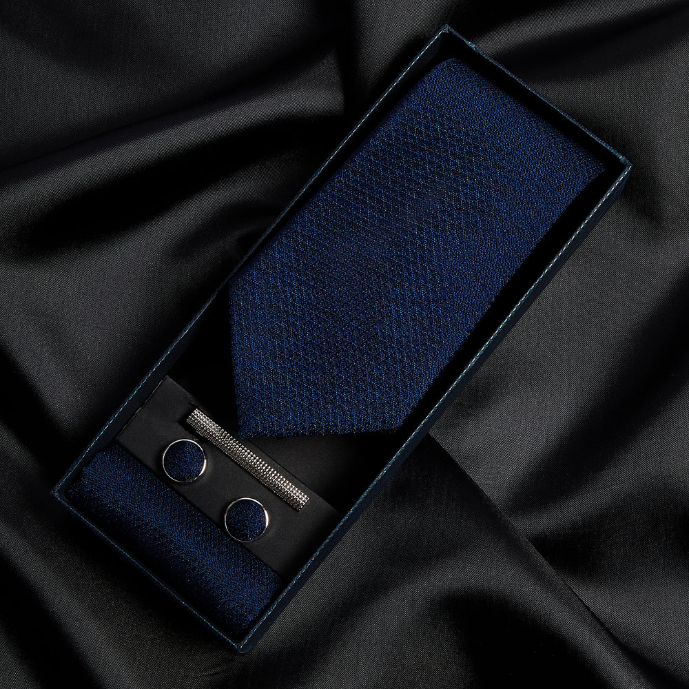 Paul Andrew - Navy Textured Tie Set